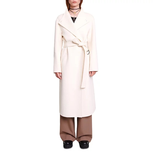 Genesis Belted Long Coat - Picture 1 of 7